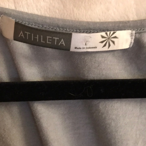 Athleta Twist Front Gray Tank Top - Picture 3 of 5